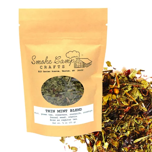 Vista 4 de Smoke Camp Crafts Mezcla de té de hierbas - Mezcla bronquial, 3/4 oz (21 g)
