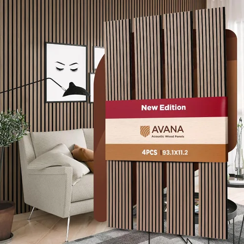 Vista 56 de Paquete de Muestras de Color de Paneles de Pared Acústicos Avana - Paneles de Madera Premium para Decoración de Paredes - Insonorización