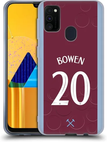 Vista 13 de Head Case Designs Officially Licensed West Ham United FC James Ward-Prowse 2023/24 Players Home Kit Gel Case [Military Grade Protection] Compatible