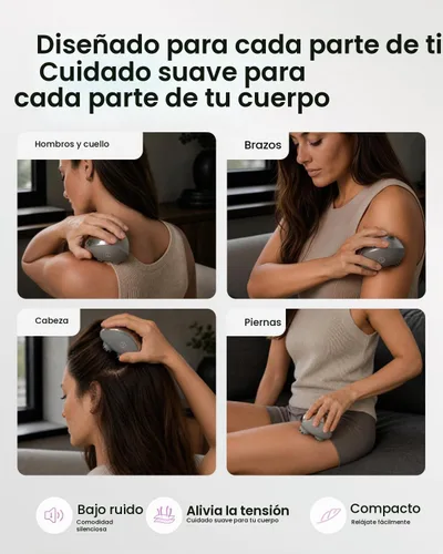 Vista 5 de Breo Scalp Mini Pro masajeador eléctrico del cuero cabelludo con amasado