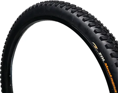 Vista 3 de Zol Montagna MTB Mountain Wire Bicicleta Neumático 26x2.25 Negro