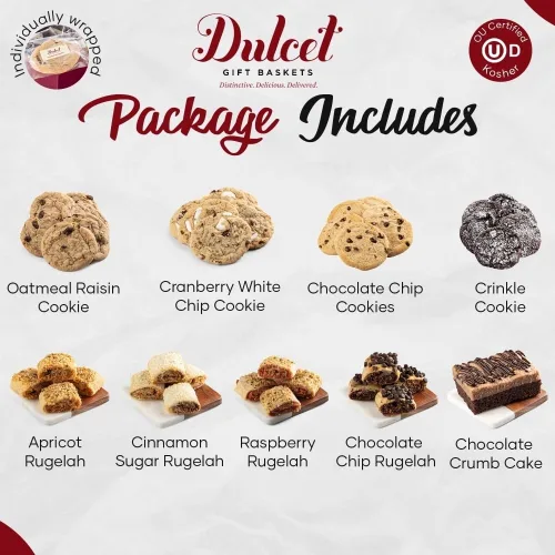 Vista 5 de Dulcet Gift Baskets Caja de regalo de panadería gourmet a la antigua, caja de regalo única para aniversario, boda, inauguración de la casa y todas