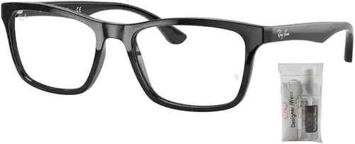 Vista 2 de Ray-Ban RX5279 - Gafas cuadradas para hombre y mujer + paquete con kit de gafas de cortesía de diseñador iWear