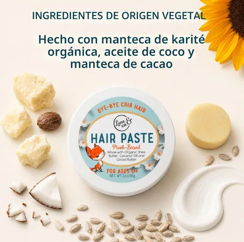 Vista 7 de LANE & CO. Pasta de cabello para niños, pasta de pelo de bebé para niños
