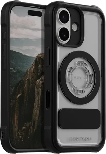 Vista 12 de Rokform Funda rígida compatible con iPhone 17, cubierta magnética (Negro)