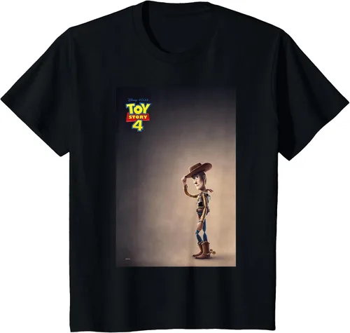 Vista 4 de Disney Pixar Toy Story 4 - Camiseta gráfica con póster de película Baby Blue
