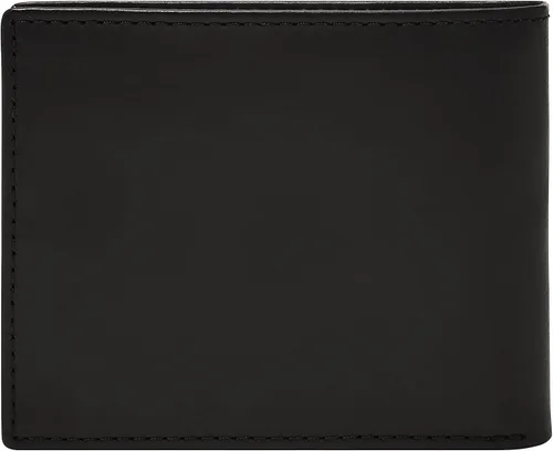 Vista 15 de Fossil Derrick - Cartera plegable de piel con bloqueo RFID y ventana de identificación abatible para hombre