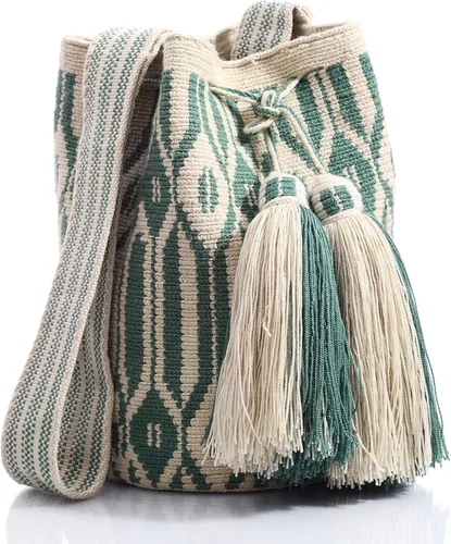 Vista 2 de WYOU Designer Collection Wayuu Bag in Crochet, Large