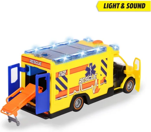 Vista 2 de Dickie Toys - Sprinter de ambulancia de bomberos y rescate