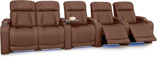 Vista 58 de Seatcraft Caliente Asiento de cine en casa Tabaco Sillón Individual