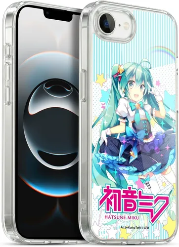 Vista 130 de Head Case Designs Licencia Oficial Hatsune Miku Gráficos Lindos Carcasa de Gel [Protección de Grado Militar] Compatible con Apple iPhone 7