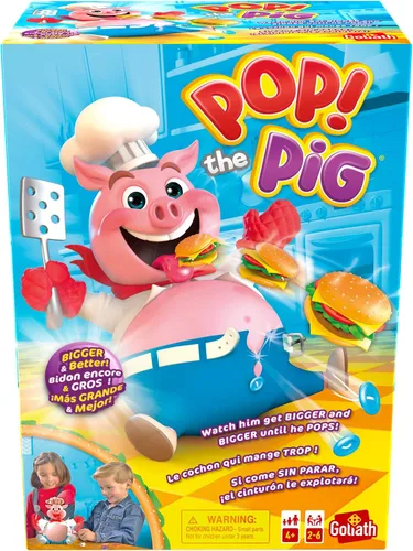 Vista 5 de Goliath Pop The Pig con rompecabezas de 24 piezas de bonificación (Amazon Exclusive)