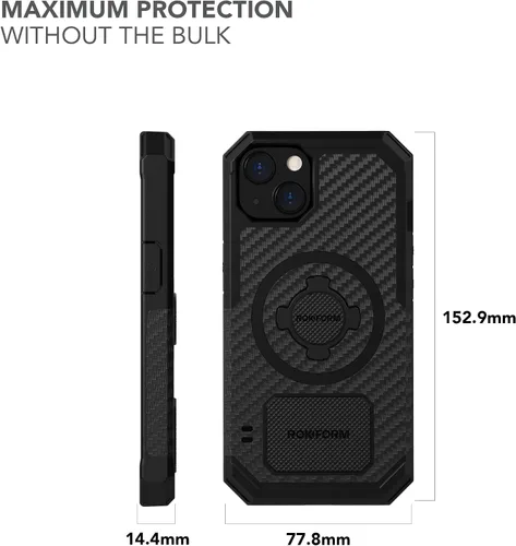 Vista 7 de Rokform - Funda para iPhone 13, Serie Resistente, Compatible con Doble Imán Plus MagSafe, Equipo Protector Magnético de Apple, Funda para iPhone