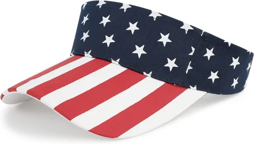 Vista 2 de Sombreros de visera de algodón con protección solar