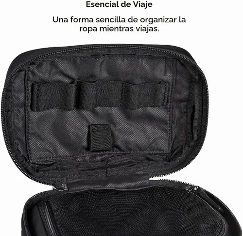 Vista 6 de TUMI - Bolsa de accesorios de equipaje - Neceser de viaje para hombre y mujer, Negro -, Bolsa de accesorios pequeña