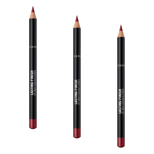Vista 24 de Rimmel Delineador de labios de acabado duradero, Brownie Pie 8HR Wear Paquete de 2 Pastel de brownie
