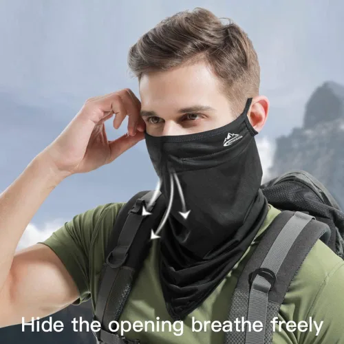 Vista 6 de Máscara facial de verano para motocicleta de hielo frío para hombre pasamontañas pañuelo para la cabeza para correr ciclismo pesca al aire libre