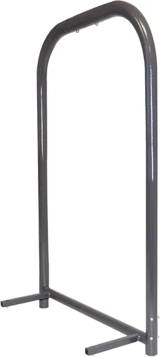 Vista 15 de Plataforma móvil Snap-Loc negra (EE.UU) con 1500 lb de capacidad, estructura de acero, ruedas de 4” y correa de sujeción opcional