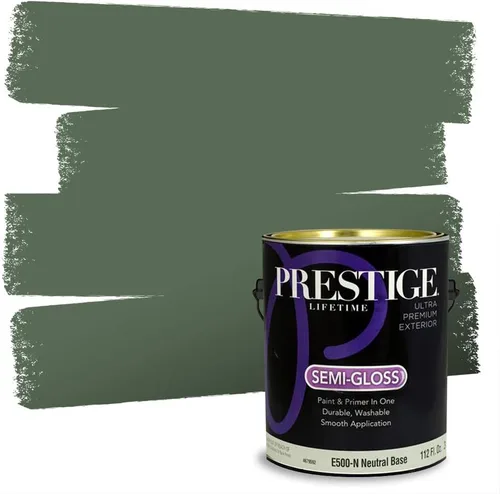 Vista 205 de Prestige Paints - 2 en 1, pintura base y pintura de exterior, E100-N-735BM