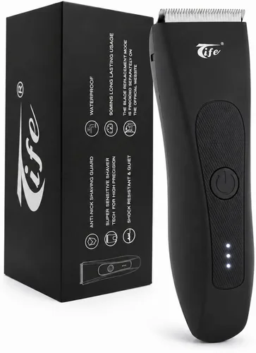 Vista 9 de Tife Recortadora de cuerpo y bikini impermeable, recargable por USB para Verde