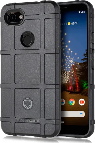 Vista 4 de Funda de goma resistente para OnePlus Seven Pro+Temper Glass grueso sólido resistente funda protectora para OnePlus 7 Pro (negro)
