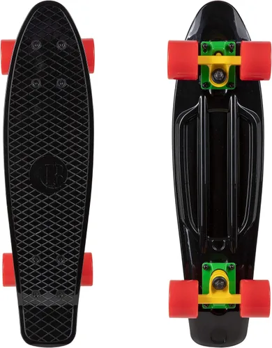 Vista 6 de Rekon Monopatín completo de plástico Mini Cruiser de 22" Negro