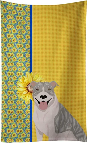 Vista 71 de Caroline's Treasures WDK5313KTWL - Toalla de cocina con diseño de girasoles de verano, color negro y tostado, Airedale Terrier, toalla de mano