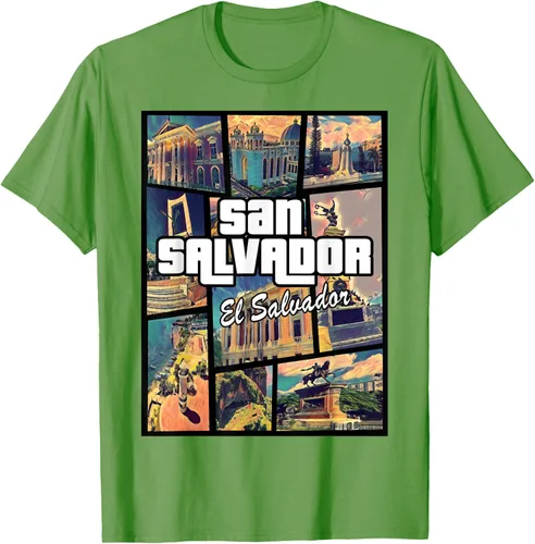 Vista 17 de Camiseta Orgullosa de San Salvador Capital El Salvador