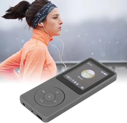 Vista 7 de Reproductor de MP4 - Reproductor de música LCD de 1.8 pulgadas, altavoz HD integrado, reproductor de música portátil ideal para deportes