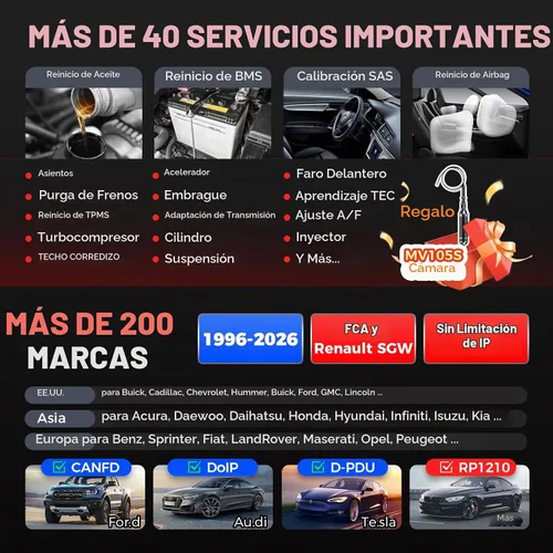 Vista 5 de Autel Scanner MaxiSys Elite 2 PRO MV105S: J2534 Programación como Ultra MS909