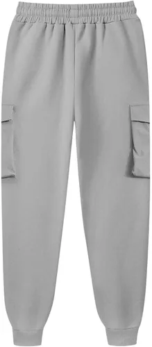 Vista 4 de GDJGTA Pantalones cargo para hombre, holgados, pantalones deportivos para hombre, pantalones deportivos casuales, pantalones de carga rectos