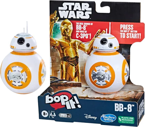 Vista 9 de Juego Bop It! Edición Star Wars BB-8, Regalos para Niños, Juegos Electrónicos para Niños de 8 años en adelante (Exclusivo de Amazon)
