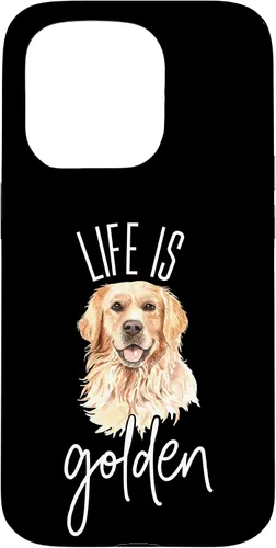 Vista 14 de Funda para iPhone 17 con diseño Golden Retriever para amantes de los perros y padres de mascotas