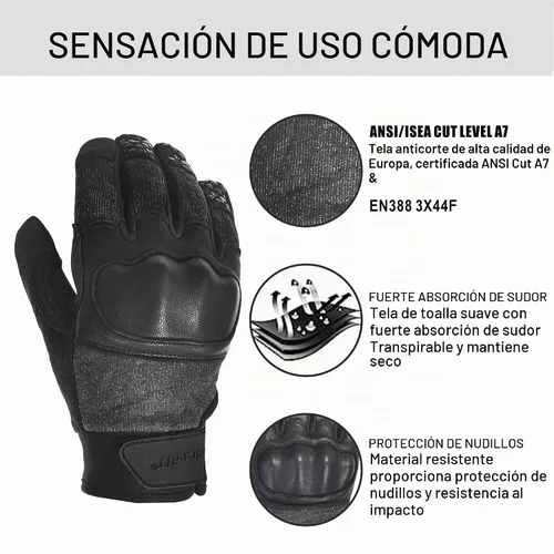 Vista 3 de Guantes Intra-FIT Nivel 5 Resistente a Agujas ANSI A9 Anti-Corte