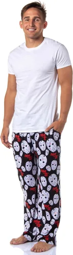 Vista 2 de Friday The 13th - Pantalones de pijama para dormir con máscara de Jason Voorhees para hombre