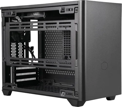 Vista 11 de Cooler Master Carcasa NR200 Mini-ITX para PC, montaje horizontal para GPU, diseñado listo para Nvidia RTX 5070 Ti AMD RX 9070 XT, SFX PSU - Listo