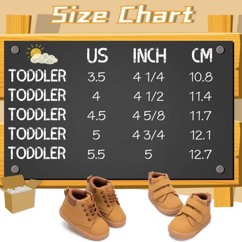 Vista 6 de Casazoe Botas casuales de cuero para niños y niñas, zapatos de vestir para exteriores, con cordones, suela de textura antideslizante, mocasines