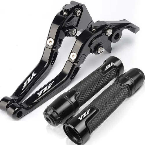 Vista 4 de QQLADY Z Suitable for Yamaha MT03/07/09 YZF-R1/R3/R6 Modified Brake Horn Clutch Handle Lever X (Color : Silver)