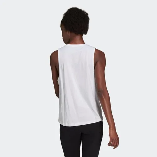 Vista 3 de adidas Camiseta sin mangas con logotipo grande Essentials para mujer