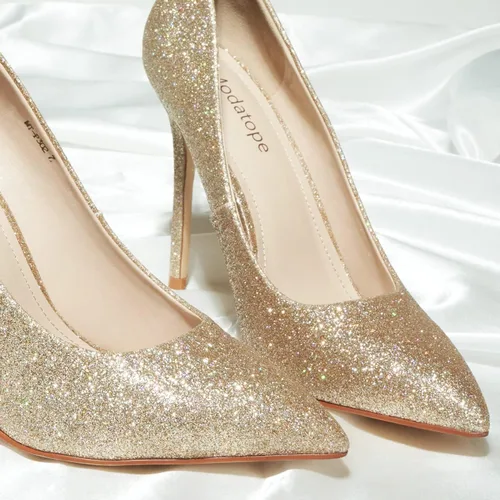Vista 2 de Modatope Zapatos de tacón para mujer, zapatos de boda elegantes para mujer, zapatos de noche, zapatos de trabajo, zapatos de tacón de aguja