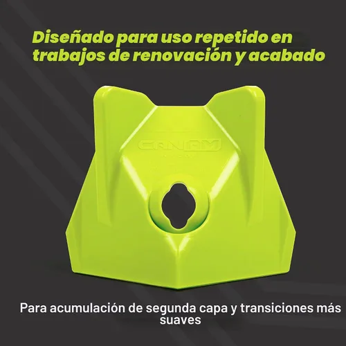Vista 6 de CanAm Tools NyCor - Acabadores de esquina para paneles de yeso (verde, 2.5 pulgadas)