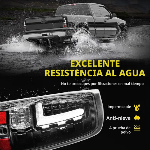 Vista 3 de DWVO Conjunto de luces traseras LED Compatible con 1999-2006 Chevy Silverado 1500 2500/2007 Silverado Classic / 99-02 GMC Sierra 1500 2500/01-02