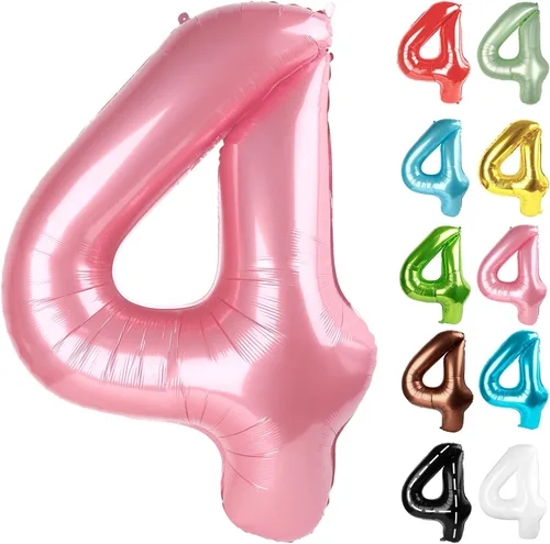 Vista 228 de Globo negro del número 0 de 40 pulgadas – globo número 0, decoraciones
