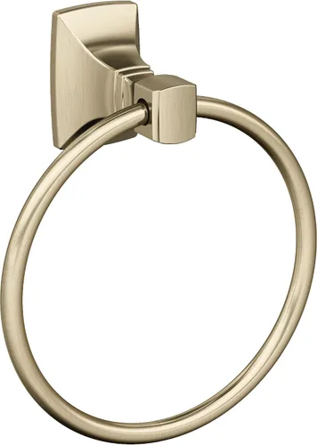 Vista 10 de Amerock BH36012 Highland Ridge 7-7/16" Anillo de toalla montado en la pared - Cromo Cromado