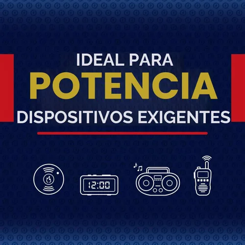 Vista 3 de Rayovac Baterías Fusion 9V (paquete de 2), pilas alcalinas de 9 voltios