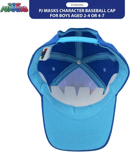 Vista 6 de PJ Masks Gorra de béisbol de algodón para niños con bordado (de 2 a 7 años)