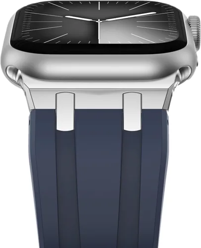 Vista 9 de NewWays AP - Correa de lujo para Apple Watch Ultra de 1.929 in 1.811 in 1.772 in 1.732 in 1.654 in 1.614 in 1.575 in 1.496 in para hombres