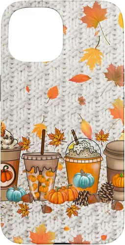 Vista 6 de iPhone 16 Acción de Gracias Otoño Hojas Otoño Calabaza Especias Funda