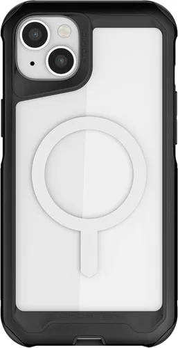 Vista 117 de Ghostek ATOMIC - Funda delgada para Galaxy S21 con parachoques de metal de aluminio y diseño trasero transparente, protección resistente que absorbe