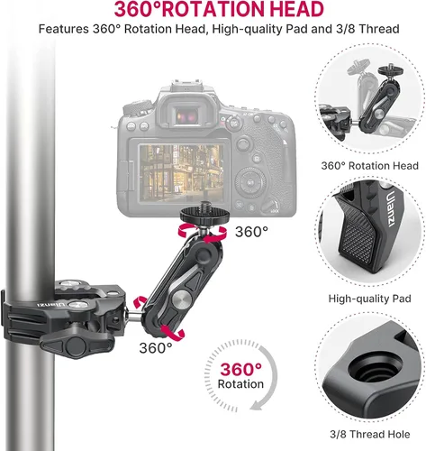 Vista 9 de ULANZI U Rig Pro Smartphone Video Rig + Soporte de abrazadera para cámara ULANZI R094